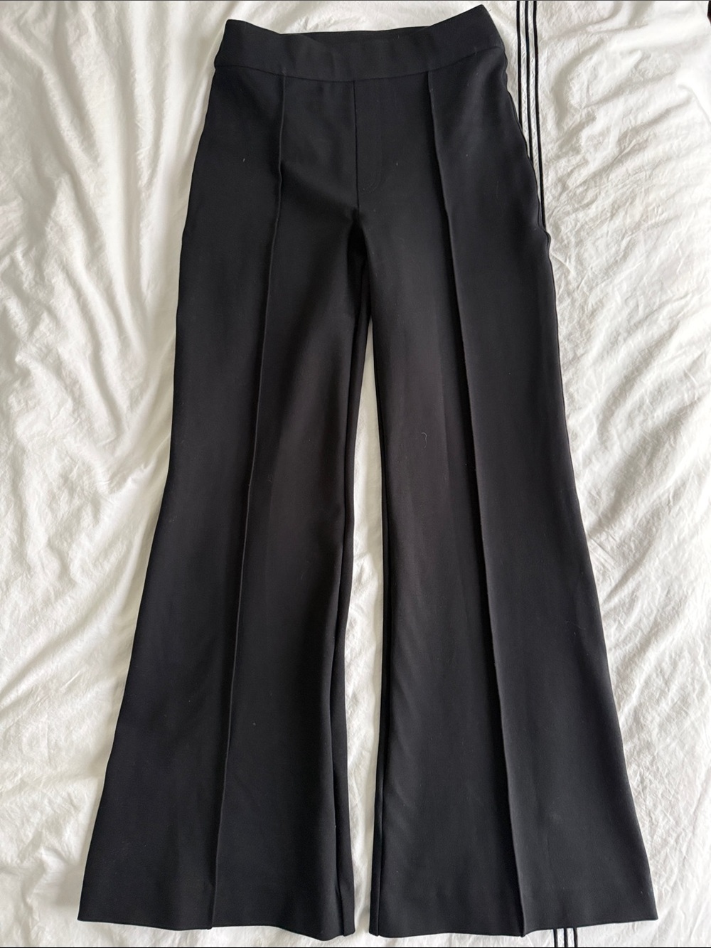 SPANX PerfectFit Black Ponte Pants Flare Petite
